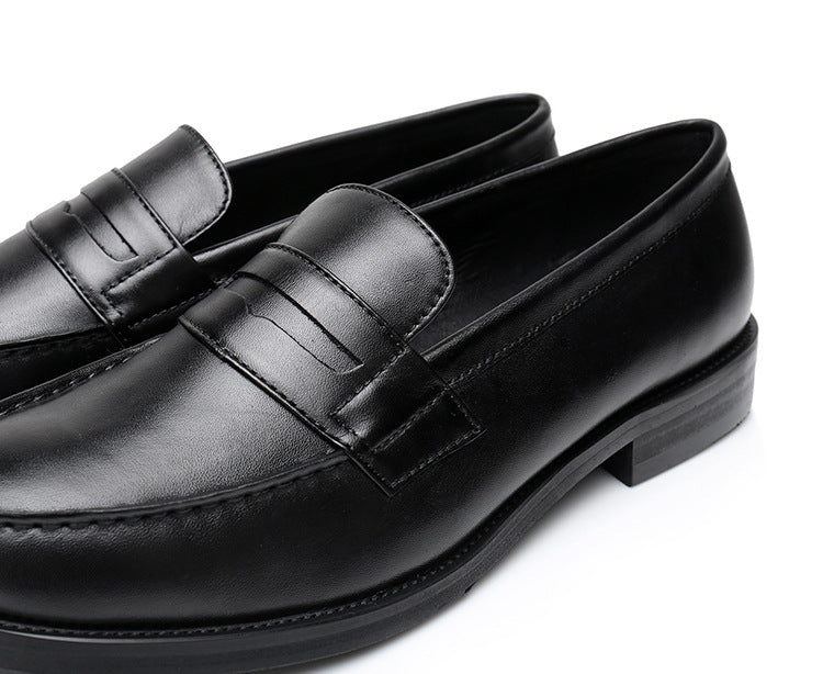 Completely Black Briefcase Loafers