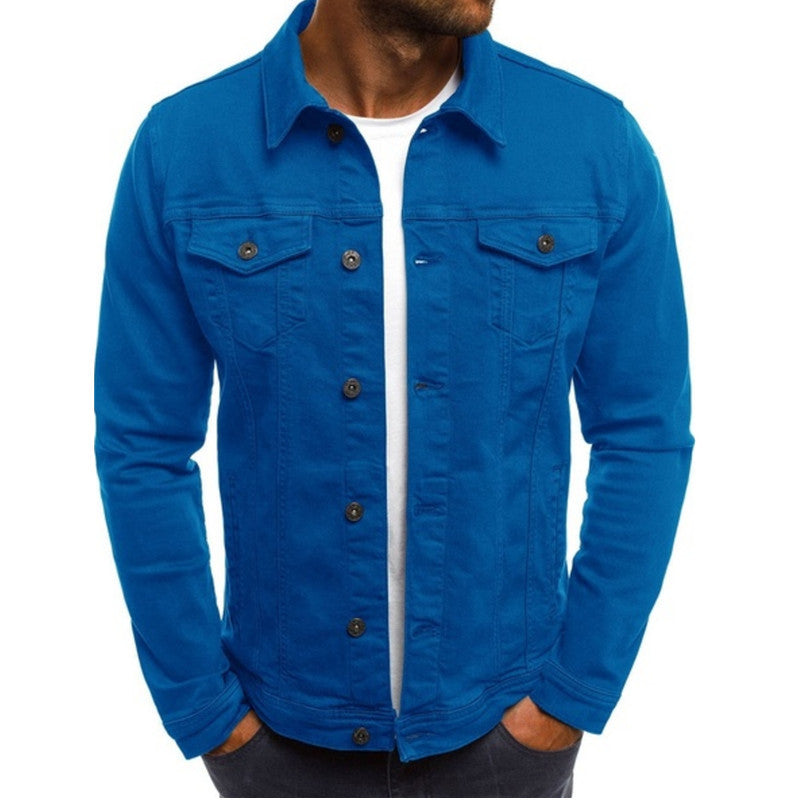 Classic Denim Jacket with Double Pockets