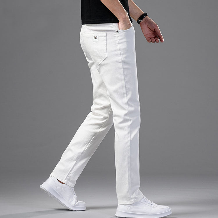 White Denim Pants