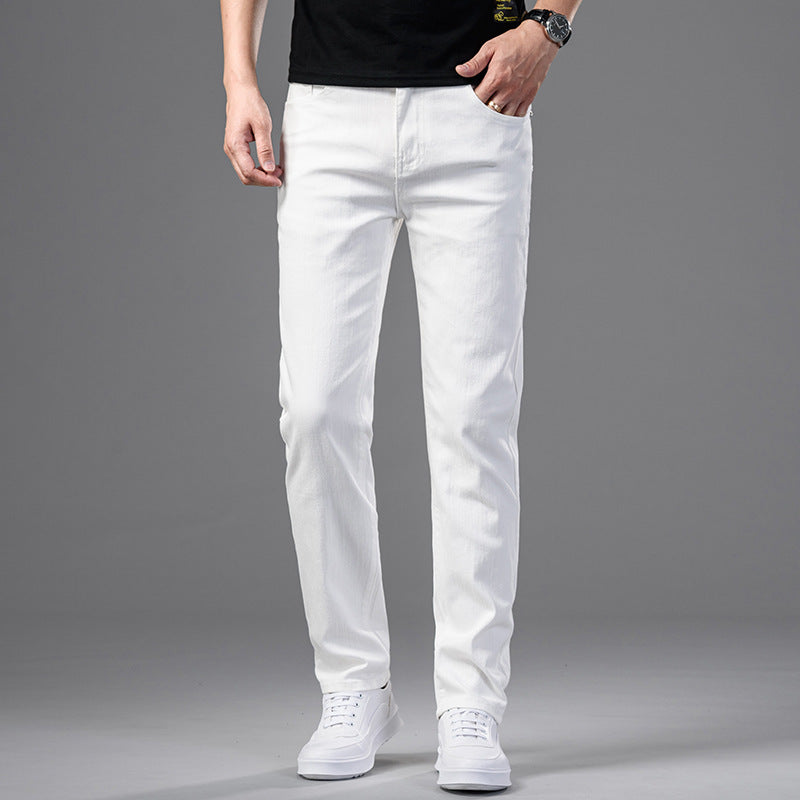 White Denim Pants