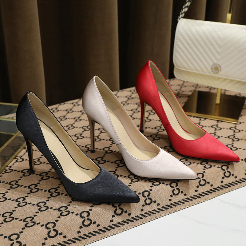 Stiletto Heels with Pointed Toe