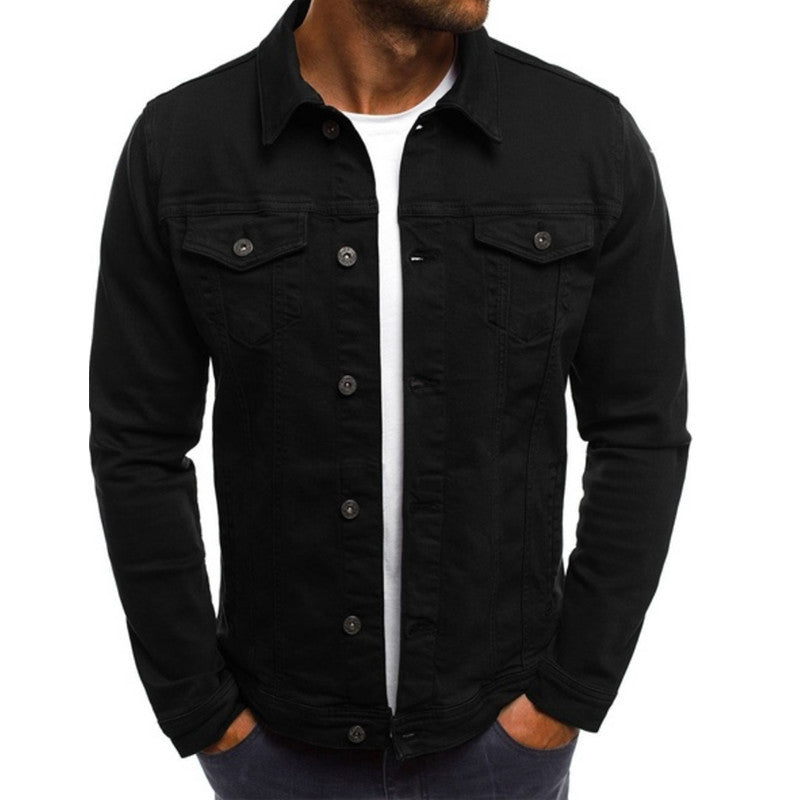 Classic Denim Jacket with Double Pockets