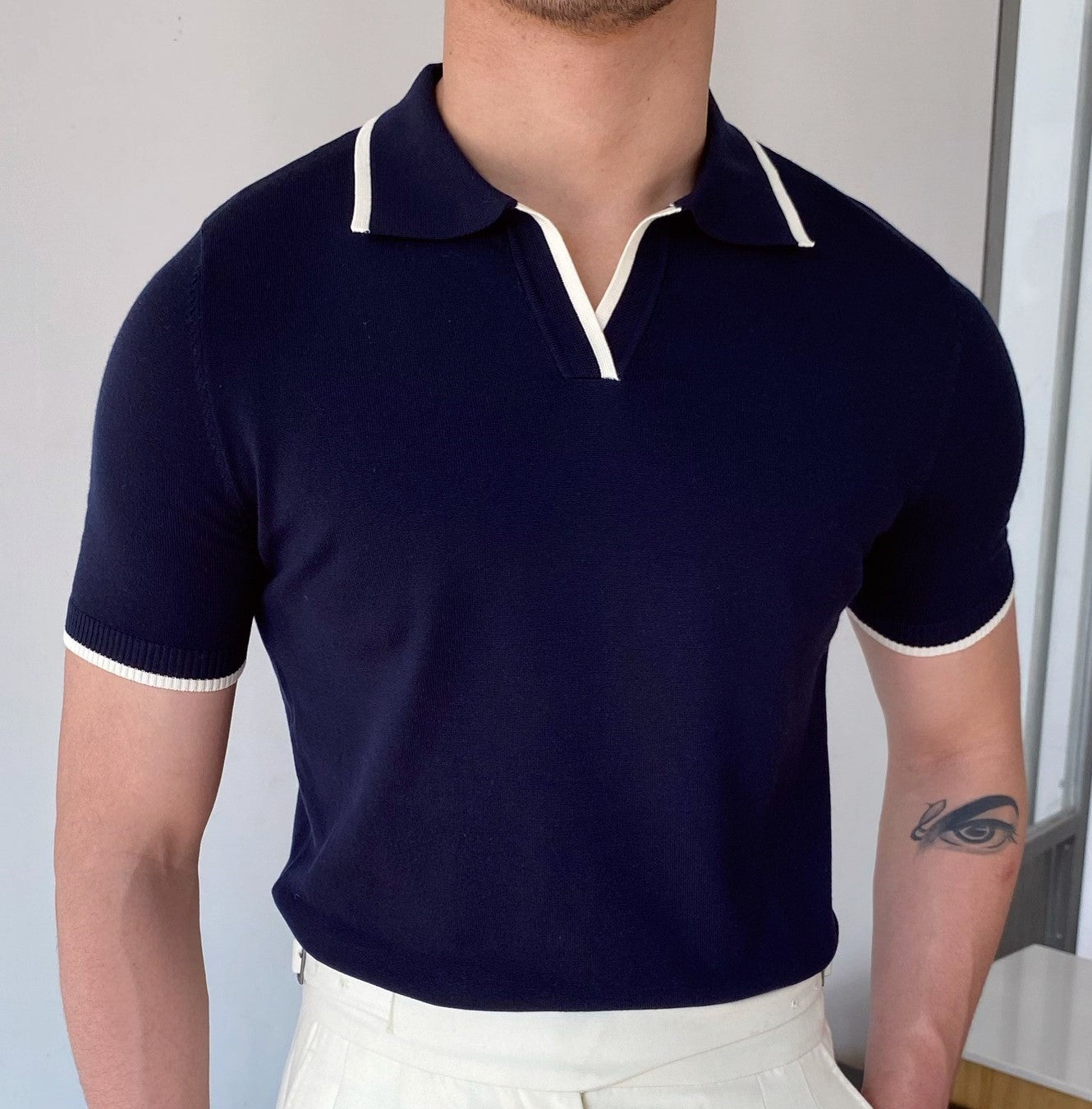 Classic Knit Polo Shirt