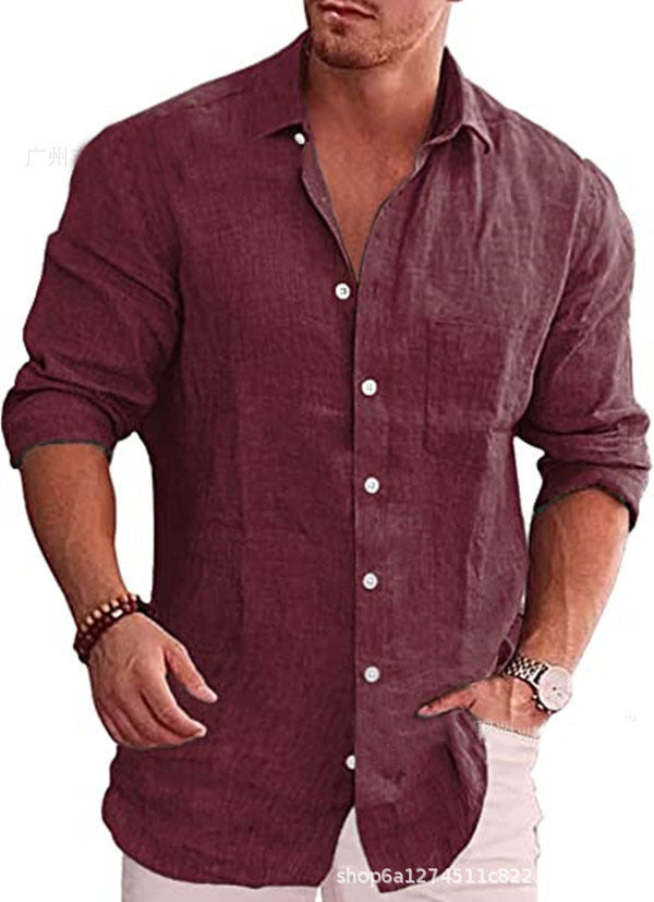 Men’s Solid Color Shirt