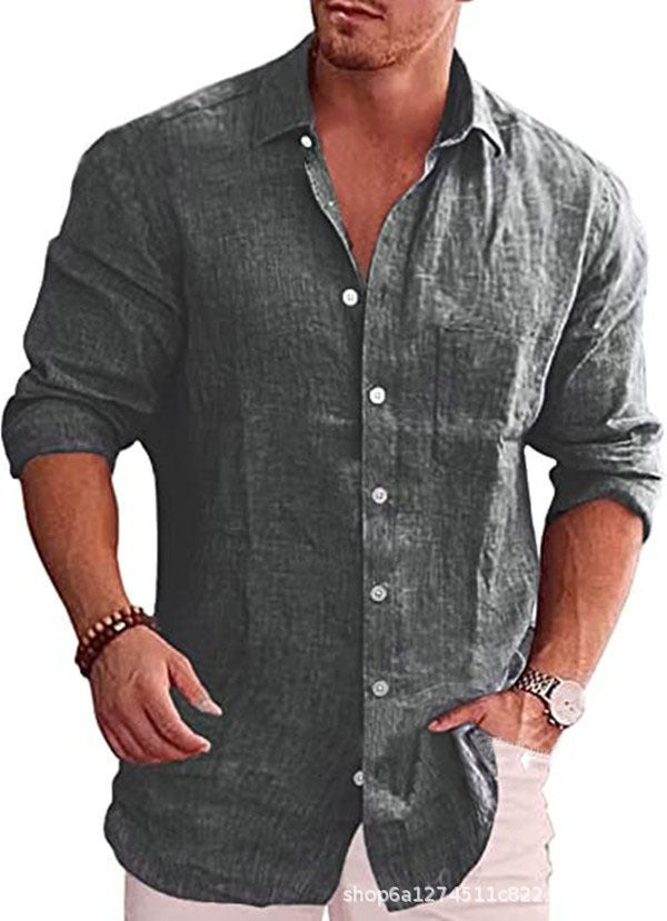 Men’s Solid Color Shirt