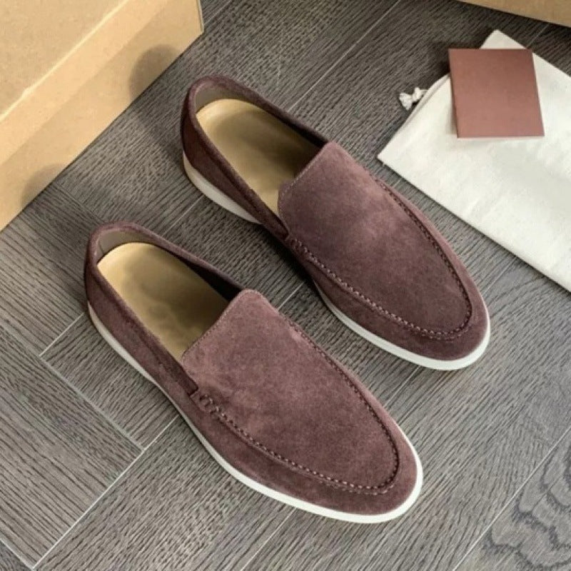 Skyline Loafers with White Sole