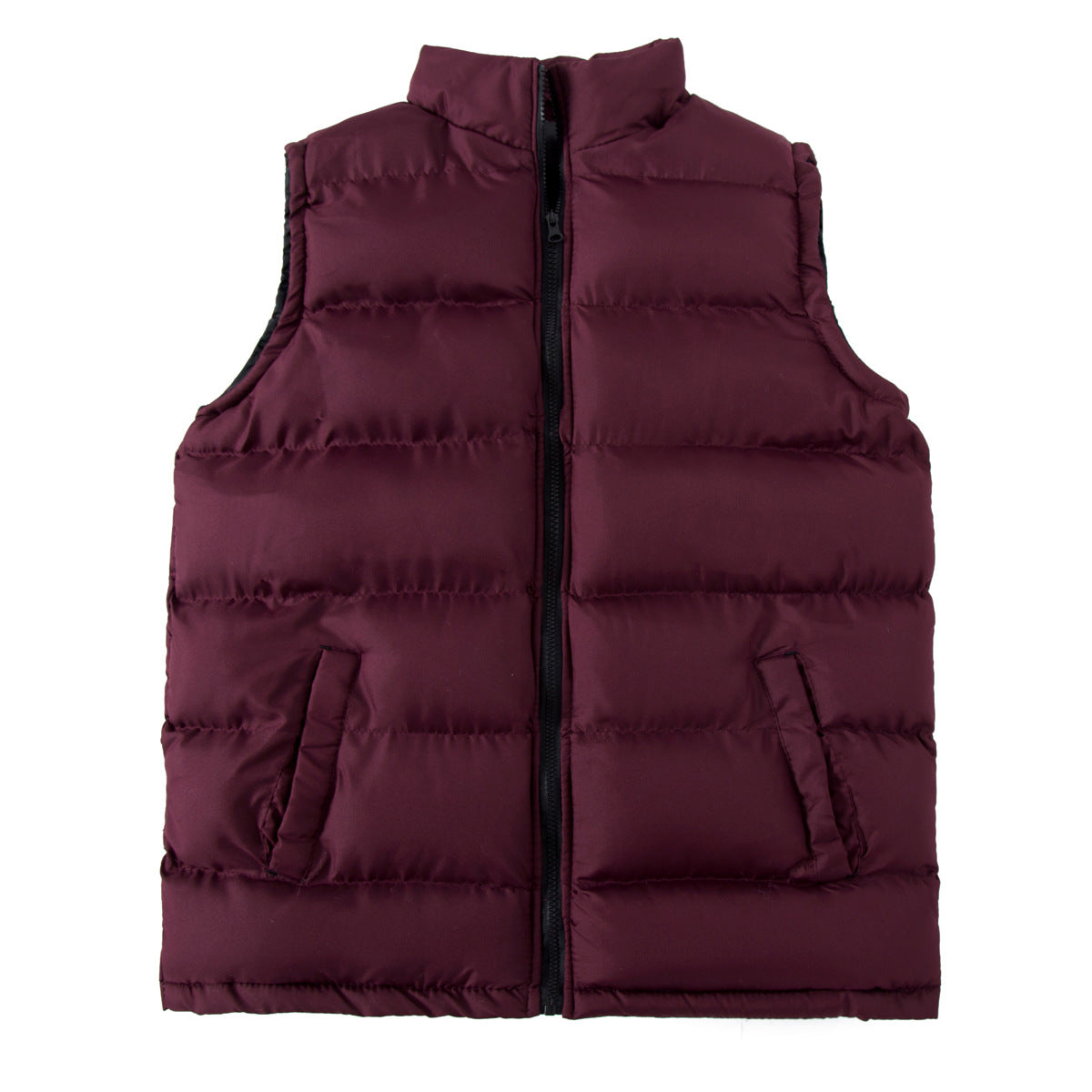 Men’s Padded Vest with High Collar