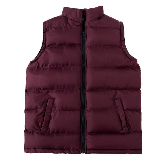 Men’s Padded Vest with High Collar