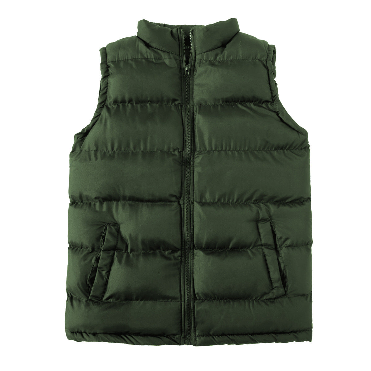 Men’s Padded Vest with High Collar
