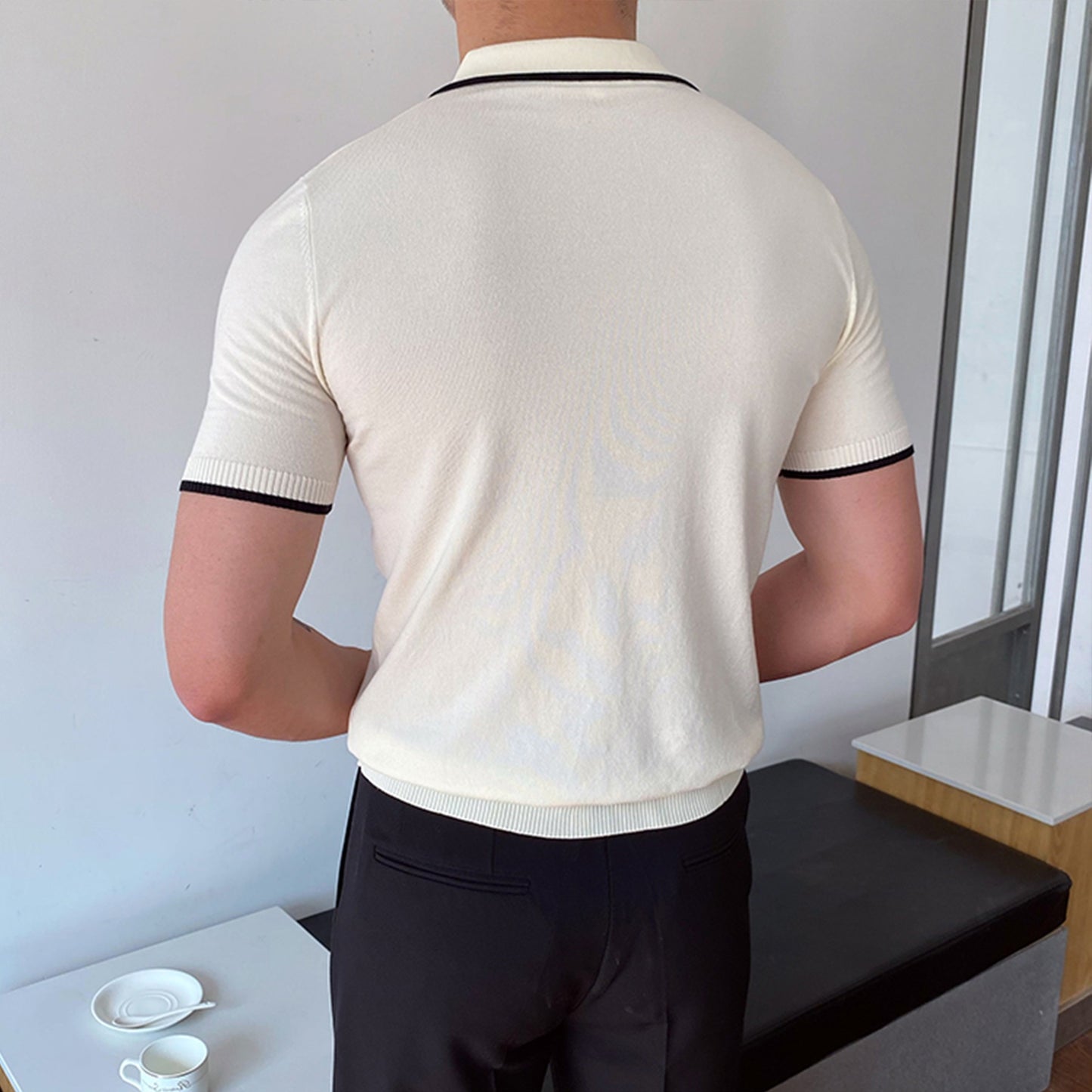 Classic Knit Polo Shirt
