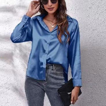 Blusa Metallica Lucida da Donna