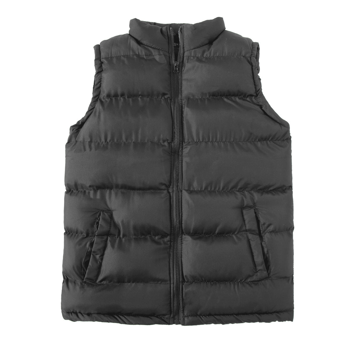 Men’s Padded Vest with High Collar