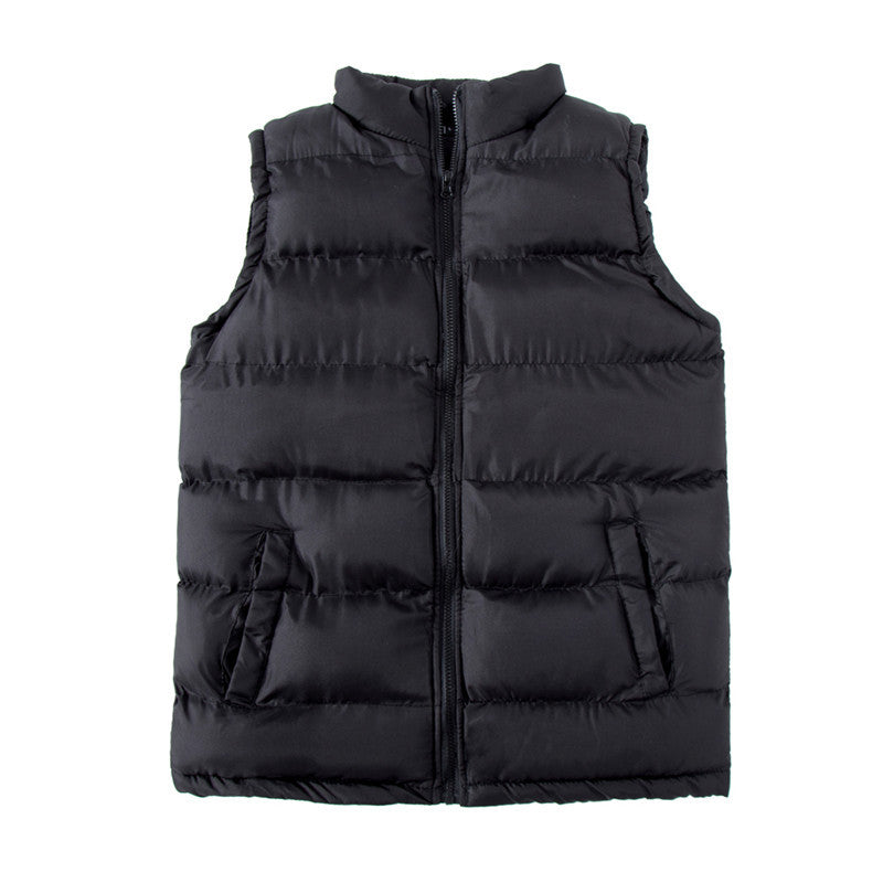 Men’s Padded Vest with High Collar